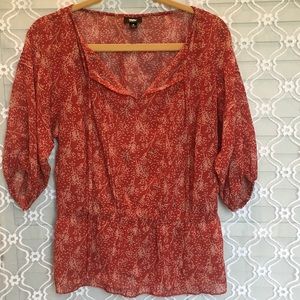 Delicate Red Blouse
